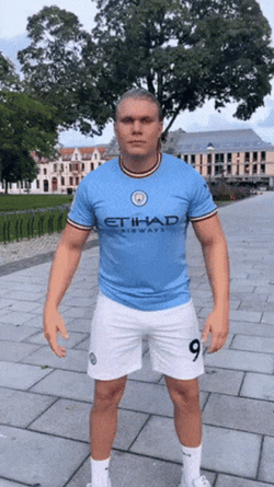 Erling Haaland  Warm Up GIF