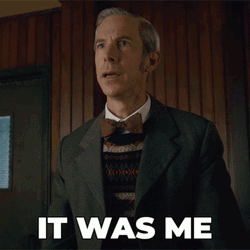 Ernest Harding Reveals It Was Me GIF