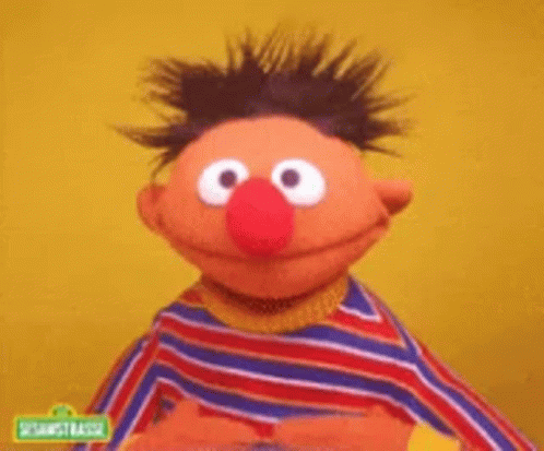 Ernie From Sesame Street Giving Thumbs Up GIF