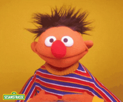Ernie From Sesamstrasse Giving Thumbs Up GIF