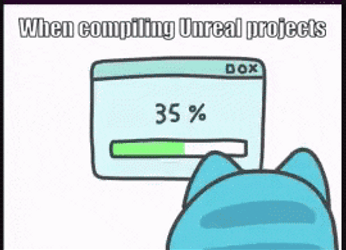 Error Bug Cat Smash Loading Projects GIF