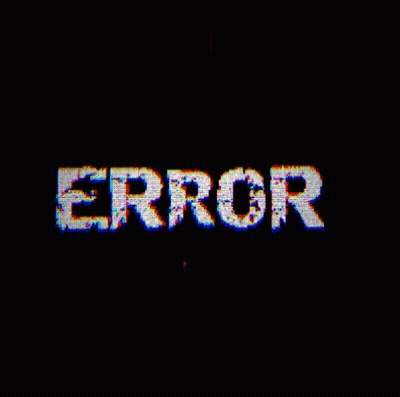 Error Glitch Effect GIF