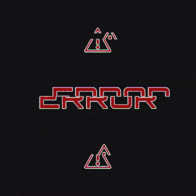 Error On Black Screen GIF
