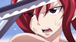 Erza Scarlet Sword Magic Flying GIF