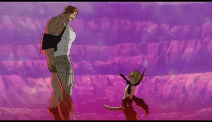 Escanor And Meliodas Face To Face GIF