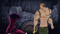 Escanor Whipping Foe GIF