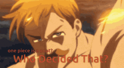 Escanor Who Decided That GIF
