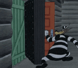 Escape Infinite Door Loop Droopy GIF