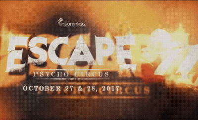 Escape Psycho Circus Poster October 27 28 GIF
