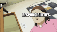 Escaping Responsibilities Through Dark Anime Meme