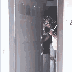 Escaping Sneaky Man GIF