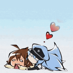 Esdeath Tatsumi Hug Heart GIF
