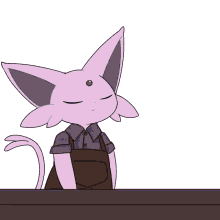 Espeon As A Barista Be Like  GIF