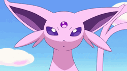 Espeon Smiling Elegantly  GIF