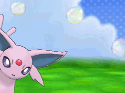 Espeon Sneekily Peeking  GIF