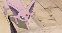 Espeon Uses His Forehead Jewel To Ash  GIF