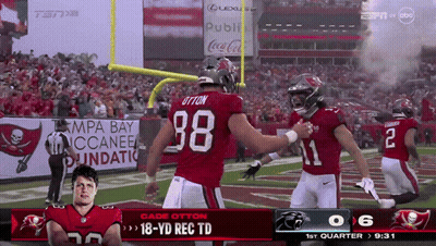 ESPN Buccaneers Vs Bengals Football Game GIF