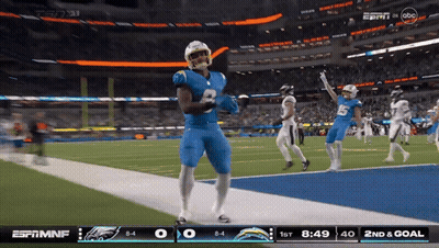 ESPN Chargers Vs Eagles Football Game GIF