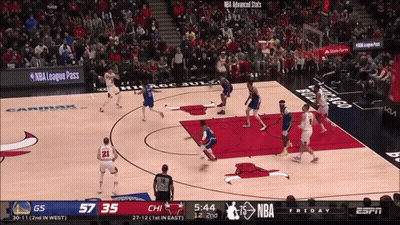 ESPN Chicago Bulls Vs Golden State Warriors GIF