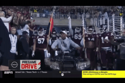 ESPN Football Game Pregame Drive Ad GIF
