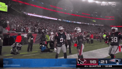 ESPN Football Game Score 16-21 GIF