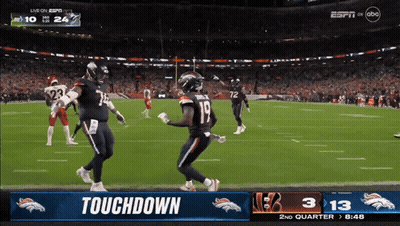 ESPN Football Game Score 3-13 GIF