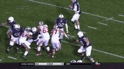 ESPN Football Game Score 4 To 11 GIF