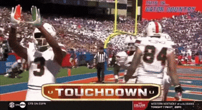 ESPN Football Game With Touchdown