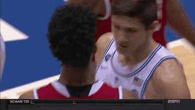 Espn Is Showing A Basketball Game Between Duke And Virginia Tech GIF