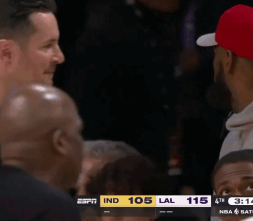 Espn Is Showing A Basketball Game Between The Indians And Lal GIF