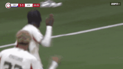 Espn Is Showing A Soccer Game With The Score 1-1 GIF