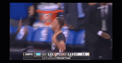 ESPN OKC Vs GS Basketball Game GIF