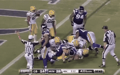 ESPN Packers Vs Vikings Football Game GIF