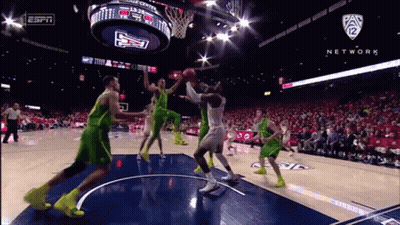 ESPN Showing Basketball Game GIF