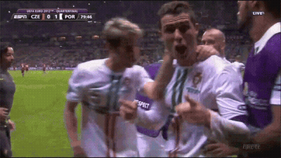 ESPN Soccer Game CZE Vs POR GIF