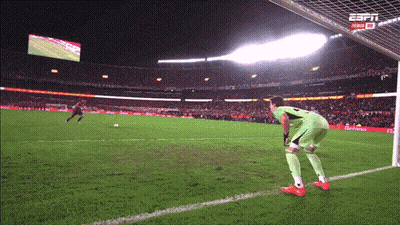 ESPN Soccer Game On TV Screen GIF