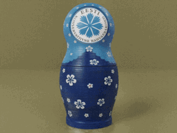 Estonia Stacking Doll GIF