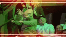 Et Funny Dance In The Crowd GIF