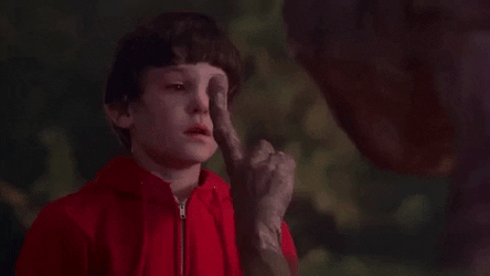 Et Lighted His Hands And The Boy Is Shocked GIF