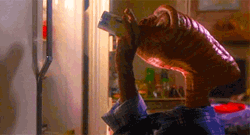 ET Phone Home Alien Drinking GIF