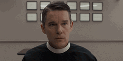 Ethan Hawke The Lighthouse Head Down GIF