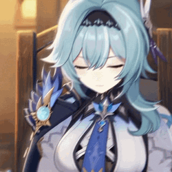 Eula Genshin Impact Anxious GIF