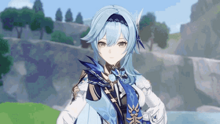 Eula Genshin Impact Give Hands GIF