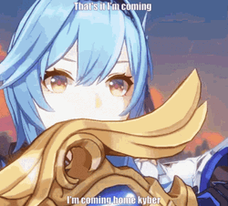 Eula Genshin Impact Im Coming GIF