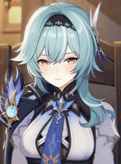 Eula Genshin Impact Sneeze GIF