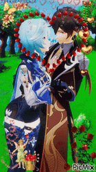 Eula Zhongli Romeo And Juliet GIF