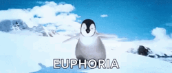 Euphoria Penguin Happy Feet GIF