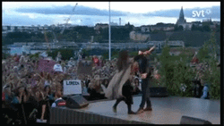 Euphoria Stage Crowd Hug GIF