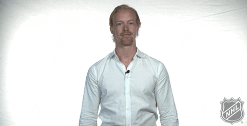 European Bruins Players Media Tour GIF