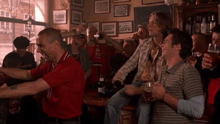 Eurotrip Man In Red Hugs Friends GIF